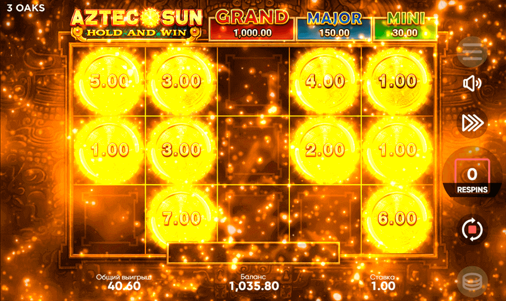 Бонусная игра Hold and Win Бонусная игра Hold and Win